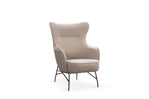Bronx Accent Fabric Chair - Beige