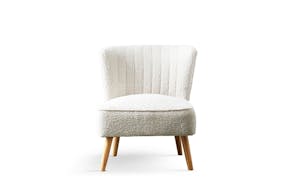 Lille Accent Boucle Chair - Eggshell