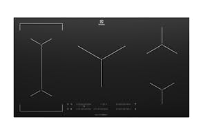 Electrolux 90cm 5 Zone Induction Cooktop - Black Glass  (EHI955BE)