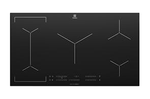Electrolux 90cm 5 Zone Induction Cooktop - Black Glass  (EHI955BE)