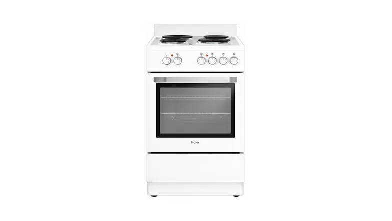Haier 54cm Freestanding Oven w/ Electric Cooktop - White Haier 54cm Freestanding Oven w/ Electric Cooktop - White
