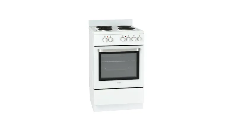 Haier 54cm Freestanding Oven w/ Electric Cooktop - White Haier 54cm Freestanding Oven w/ Electric Cooktop - White