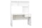 Otis 1 Drawer Desk and Hutch - All White Otis 1 Drawer Desk and Hutch - All White