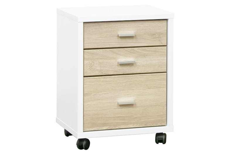 Otis 3 Drawer Mobile - Oak Contrast Otis 3 Drawer Mobile - Oak Contrast