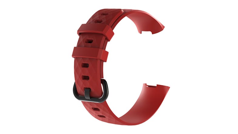 Swifty Watch Strap for Fitbit Charge 3 & 4 - Red (Large) Swifty Watch Strap for Fitbit Charge 3 & 4 - Red (Large)