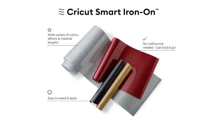 Cricut Smart Iron-On 13" x 3ft - Glitter Silver (1 Roll) Cricut Smart Iron-On 13" x 3ft - Glitter Silver (1 Roll)