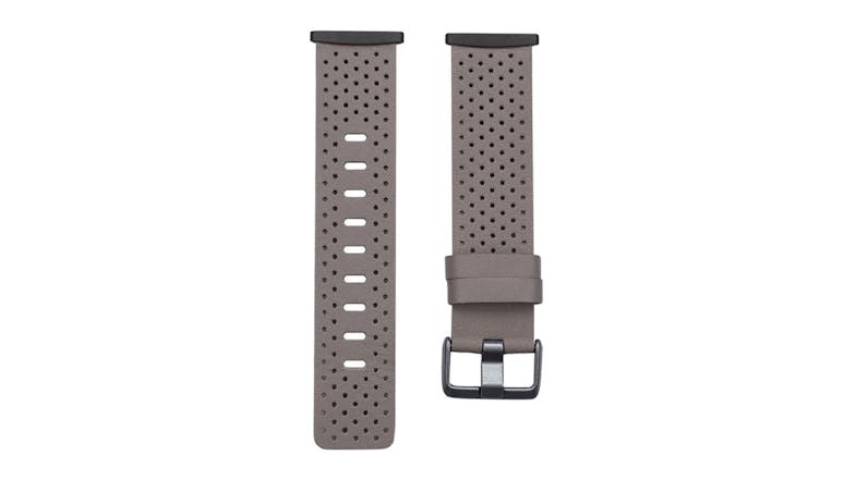 Swifty Watch Leather Strap for Fitbit Versa 3 & Sense - Grey (Small) Swifty Watch Leather Strap for Fitbit Versa 3 & Sense - Grey (Small)