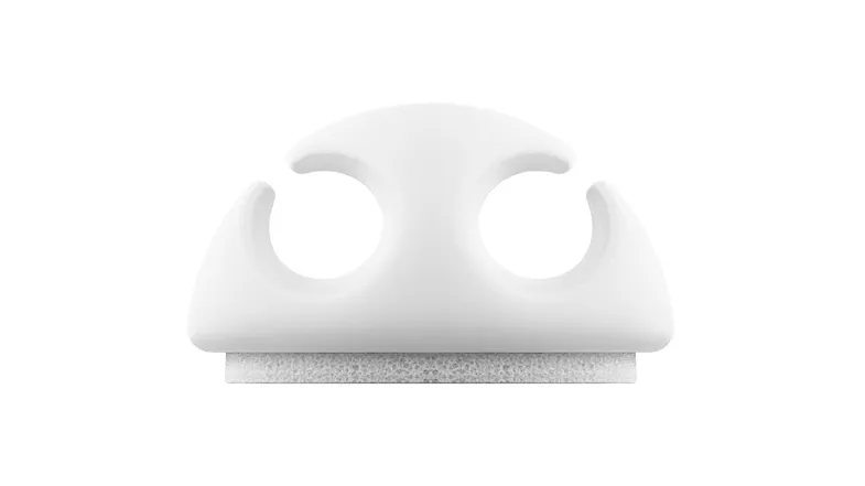 Goobay Cable Management 2 Slots Mini - White (6 Piece Set) Goobay Cable Management 2 Slots Mini - White (6 Piece Set)