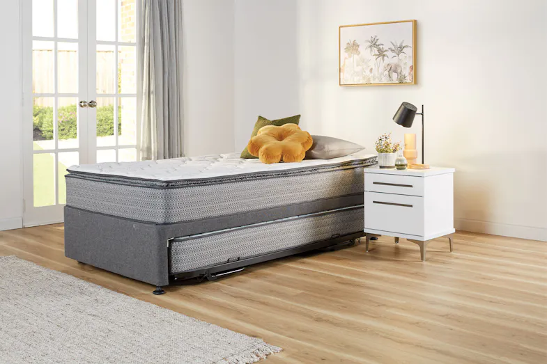 Elite Support Firm Single Mattress with Jagger Trundle Package Elite Support Firm Single Mattress with Jagger Trundle Package