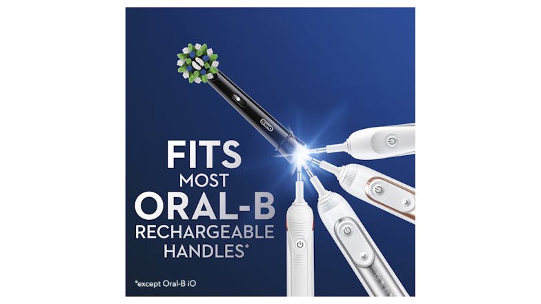 Oral-B CrossAction Brush Head Refill Black - 3 Pack