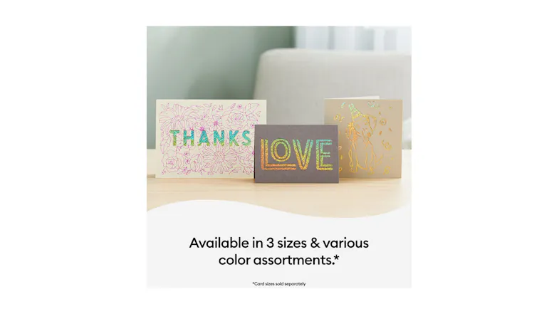 Cricut Cutaway Cards - Pastel Sampler R10 (18 Cards) Cricut Cutaway Cards - Pastel Sampler R10 (18 Cards)
