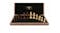 Dal Rossi 15" Walnut Chess Set Inlaid Dal Rossi 15" Walnut Chess Set Inlaid