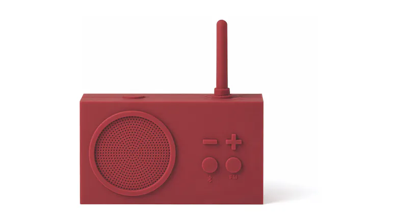 Lexon Tykho 3 Bluetooth FM Radio - Dark Red Lexon Tykho 3 Bluetooth FM Radio - Dark Red