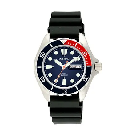 Olympic Classic Divers Watch - Blue/Red Olympic Classic Divers Watch - Blue/Red