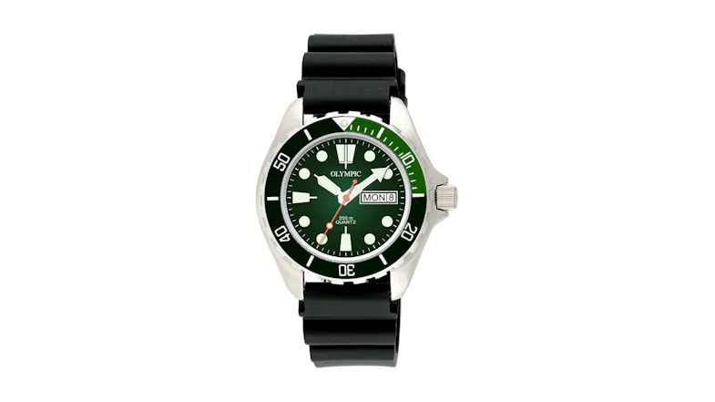 Olympic Classic Green Divers Watch Olympic Classic Green Divers Watch