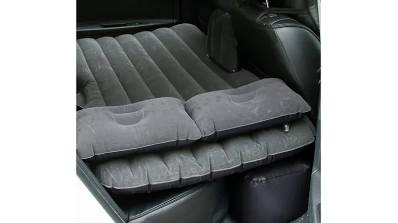 Soga Inflatable Car Mattress Air Bed - Beige Soga Inflatable Car Mattress Air Bed - Beige