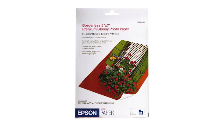 Epson 5" x 7" Premium Glossy Photo Paper - 20 Sheets Epson 5" x 7" Premium Glossy Photo Paper - 20 Sheets