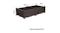 Soga 80x40x23cm Garden Plastic Planter Box - Dark Brown Soga 80x40x23cm Garden Plastic Planter Box - Dark Brown