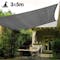 Wallaroo Rectangle Shade Sail 3 x 5m - Grey Wallaroo Rectangle Shade Sail 3 x 5m - Grey