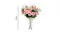 Soga 6 Bunch Artificial Rose 5 Heads - Pink Soga 6 Bunch Artificial Rose 5 Heads - Pink