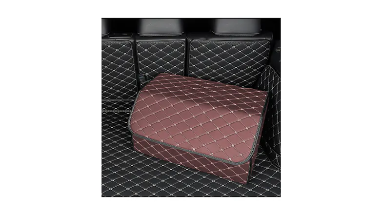 Soga Car Boot Storage Box Large - Coffee/Gold Soga Car Boot Storage Box Large - Coffee/Gold
