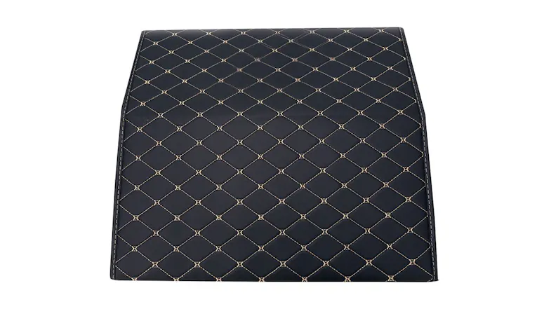 Soga Car Boot Storage Box Small - Black Gold Soga Car Boot Storage Box Small - Black Gold