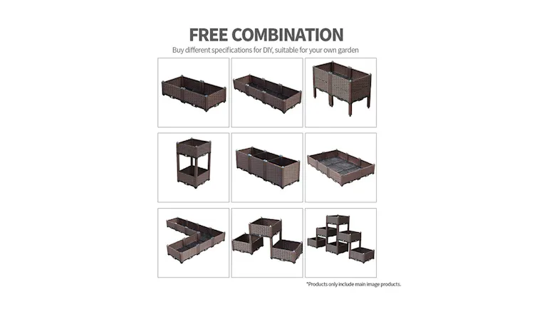 Soga 160cm Planter Garden Bed Deepen Soga 160cm Planter Garden Bed Deepen