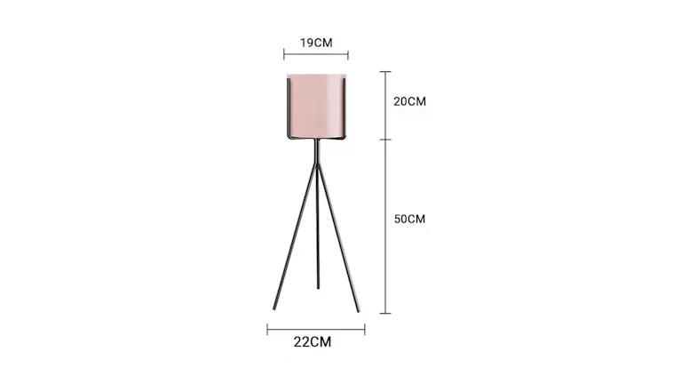 Soga 70cm Modern Tripod Flower Pot Stand Soga 70cm Modern Tripod Flower Pot Stand