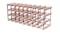 Wine Rack Store 32 Bottle Classic Line Wine Rack - Rustic Hardwood Wine Rack Store 32 Bottle Classic Line Wine Rack - Rustic Hardwood