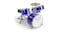 Karrera Childrens 4 Piece Drum Kit - Blue Karrera Childrens 4 Piece Drum Kit - Blue