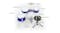 Karrera Childrens 4 Piece Drum Kit - Blue Karrera Childrens 4 Piece Drum Kit - Blue