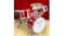 Karrera Childrens 4 Piece Drum Kit - Red Karrera Childrens 4 Piece Drum Kit - Red