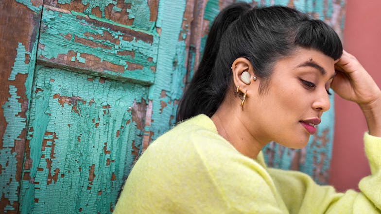 Jabra Elite 5 Hybrid Active Noise Cancelling True Wireless In-Ear Headphones - Gold Beige