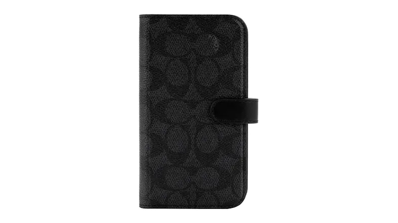 Coach Folio Case for iPhone 14 - Black Coach Folio Case for iPhone 14 - Black