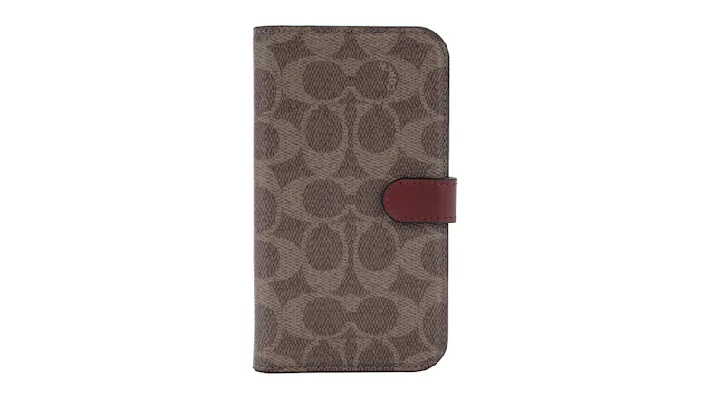 Coach Folio Case for iPhone 14 Pro - Tan Coach Folio Case for iPhone 14 Pro - Tan