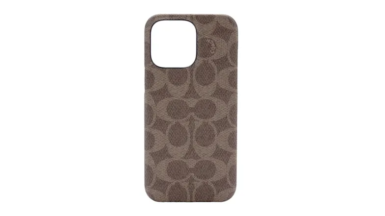 Coach Slim Wrap Case for iPhone 14 Pro Max - Tan Coach Slim Wrap Case for iPhone 14 Pro Max - Tan
