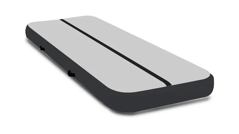 Powertrain 3m Airtrack Tumbling Gymnastics Mat - Grey/Black Powertrain 3m Airtrack Tumbling Gymnastics Mat - Grey/Black
