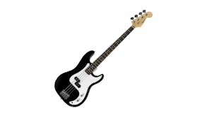 Karrera Full Size Electric Bass Guitar Pack - Black