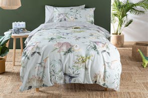 Dino Jungle Duvet Cover Set by Squiggles