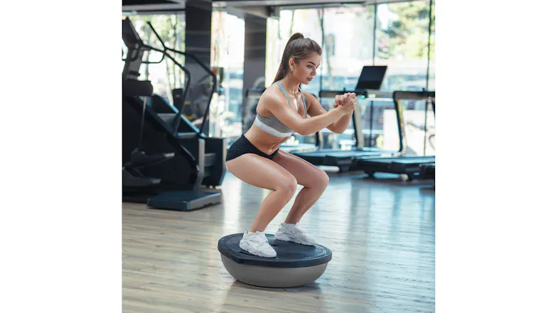 Powertrain Yoga Ball Balance Trainer - Grey Powertrain Yoga Ball Balance Trainer - Grey