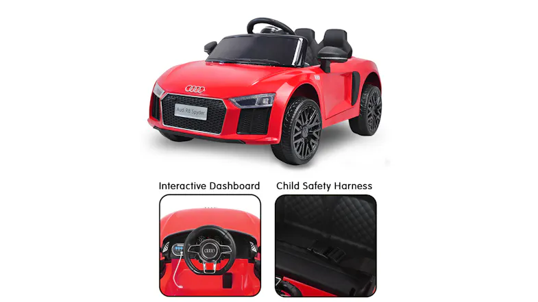 Audi R8 Spyder Electric Ride On Car - Red Audi R8 Spyder Electric Ride On Car - Red