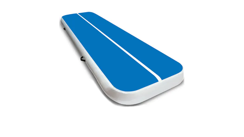 Powertrain 6m Airtrack Tumbling Gymnastics Mat - Blue/White Powertrain 6m Airtrack Tumbling Gymnastics Mat - Blue/White