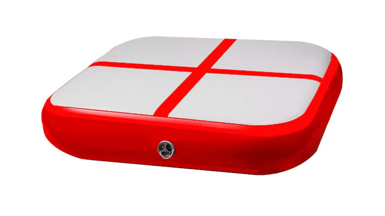 Powertrain 1m Airtrack Block Inflatable Gymnastics Mat - Red Powertrain 1m Airtrack Block Inflatable Gymnastics Mat - Red