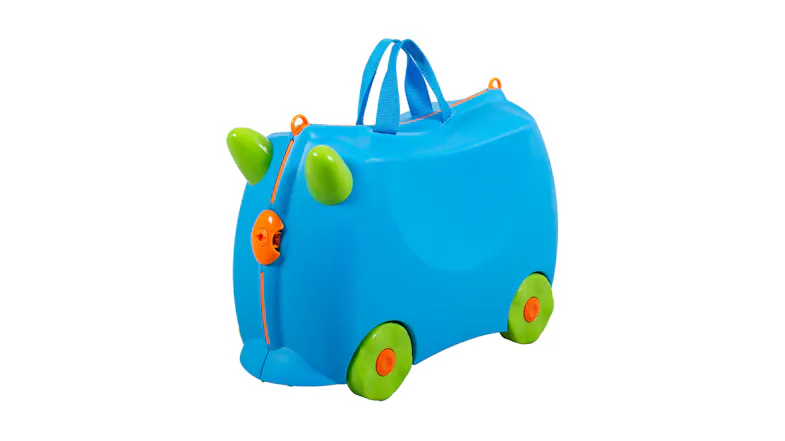 Kiddicare Bon Voyage Kids Ride On Suitcase - Blue Kiddicare Bon Voyage Kids Ride On Suitcase - Blue