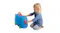 Kiddicare Bon Voyage Kids Ride On Suitcase - Blue Kiddicare Bon Voyage Kids Ride On Suitcase - Blue