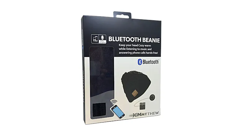 JC Matthew Bluetooth Audio Beanie - Black JC Matthew Bluetooth Audio Beanie - Black
