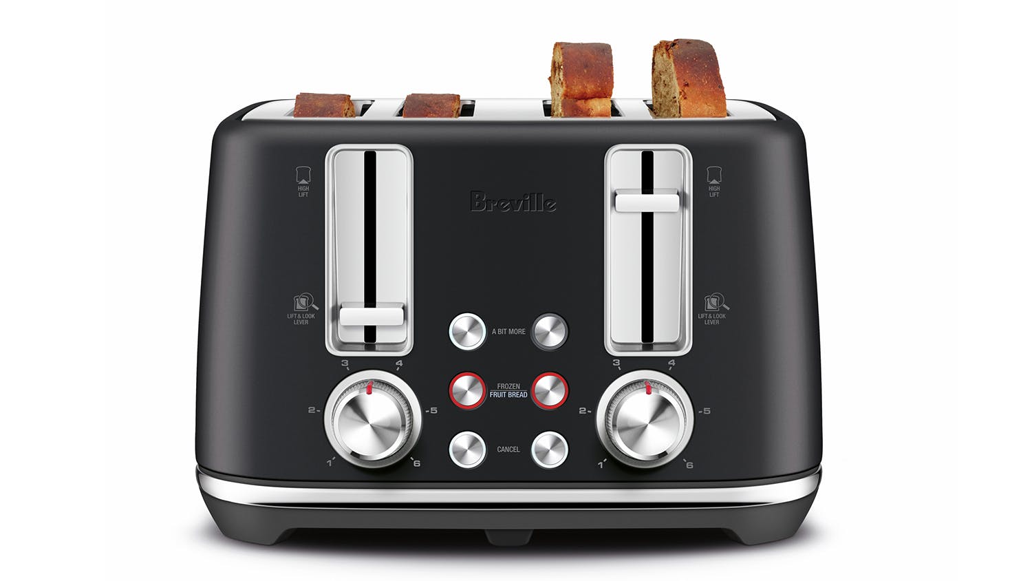 Breville "the ToastSet" 4 Slice Toaster - Black