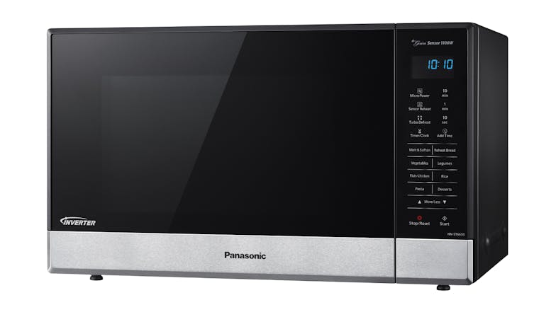 Panasonic 32L The Genius Inverter 1100W Microwave - Black (NN-ST665BQPQ)