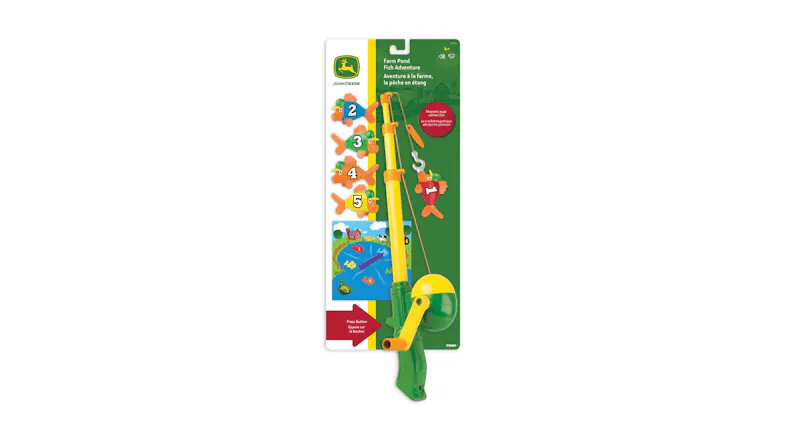 John Deere Toy Electronic Fishing Pole John Deere Toy Electronic Fishing Pole