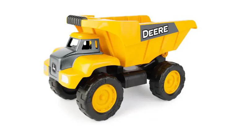 John Deere Toy 38cm Big Scoop Dump Truck - Yellow John Deere Toy 38cm Big Scoop Dump Truck - Yellow
